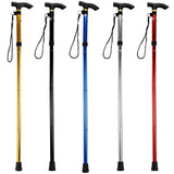 Aluminum alloy metal walking stick