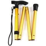 Aluminum alloy metal walking stick