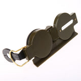 Portable clamshell compass