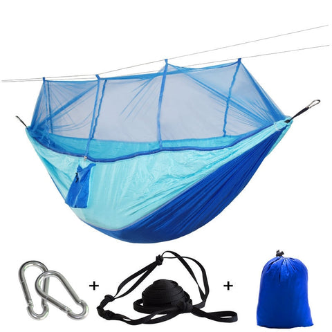 Portable hammock tent
