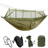 Portable hammock tent
