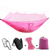 Portable hammock tent