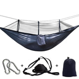 Portable hammock tent