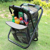 Foldable chair, bag