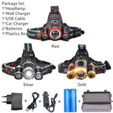 15000Lm Rechargeable headrest flashlight