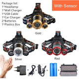 15000Lm Rechargeable headrest flashlight