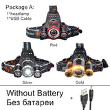 15000Lm Rechargeable headrest flashlight