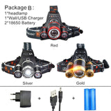 15000Lm Rechargeable headrest flashlight