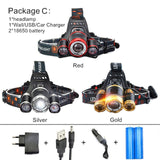 15000Lm Rechargeable headrest flashlight