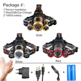 15000Lm Rechargeable headrest flashlight
