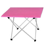 Foldable aluminum table