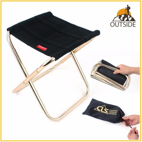 Portable ultra lightweight folding camping chair