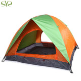 Outdoor Polyester Double Layer Camping Tent Four-Season For 3 Or 4 People