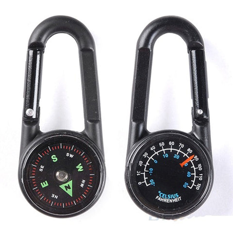 Keychain small portable metal compass