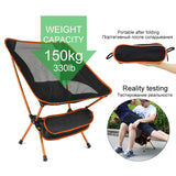 Folding chair that lifts up to 150 kg