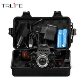 50000LM head lamp bag set (18650 battery life)