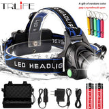 10000lum Powerful head lamp (2*18650 battery life)