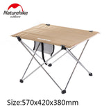 Portable, foldable aluminum table