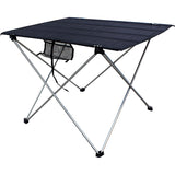 Portable, foldable aluminum table